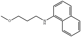 N-(3-methoxypropyl)naphthalen-1-amine 结构式