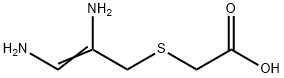 Acetic  acid,  [(2,3-diamino-2-propenyl)thio]-  (9CI) Structure