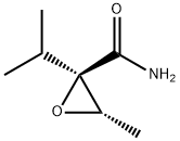 Oxiranecarboxamide, 3-methyl-2-(1-methylethyl)-, (2R,3S)- (9CI) Structure