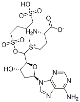 5'-[[(3S)-3-Amino-3-carboxypropyl]methylsulfonio]-5'-deoxyadenosine inner salt, 1,4-butanedisulfonate Structure