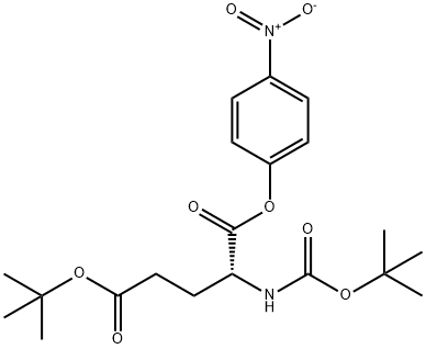 BOC-D-GLU(OTBU)-ONP Struktur