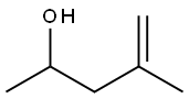 2-メチル-1-ペンテン-4-オール 化学構造式
