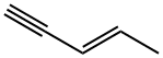 3-Penten-1-yne, (3E)- (9CI) Structure