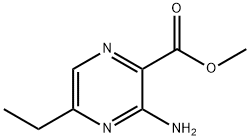 Pyrazinecarboxylic acid, 3-amino-5-ethyl-, methyl ester (8CI) 结构式