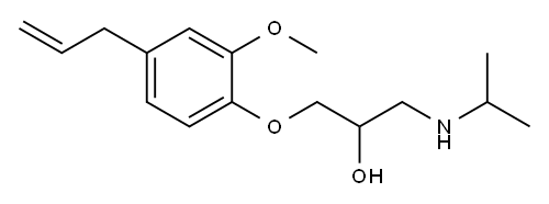 Eugenolol Structure