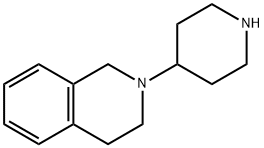2-ピペリジン-4-イル-1,2,3,4-テトラヒドロイソキノリン 化学構造式