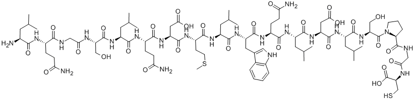 LEPTIN (150-167) (HUMAN) 化学構造式