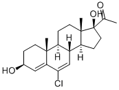 氯孕酮 结构式