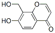 7-hydroxy-8-(hydroxymethyl)chromen-4-one 结构式
