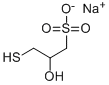 sodium 2-hydroxy-3-mercaptopropanesulphonate  Structure