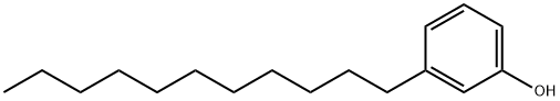 3-ウンデシルフェノール 化学構造式