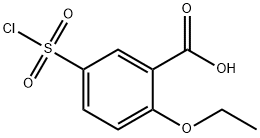 5-(クロロスルホニル)-2-エトキシ安息香酸 化学構造式