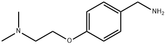 4-[[2-(ジメチルアミノ)エチル]オキシ]ベンジルアミン 化学構造式