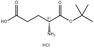 D-谷氨酸-1-叔丁酯盐酸盐 结构式