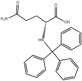 H-D-GLN(TRT)-OH Structure