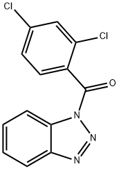 BENZOTRIAZOL-1-YL-(2,4-DICHLORO-PHENYL)-METHANONE Structure