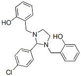 2-(4-Chlorophenyl)-1,3-bis(2-hydroxyphenylmethyl)imidazolidine|