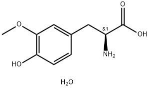3-METHOXY-L-TYROSINE MONOHYDRATE Structure