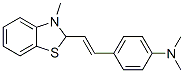N,N-dimethyl-4-[(E)-2-(3-methylbenzothiazol-2-yl)ethenyl]aniline,20064-83-9,结构式