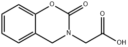 2-Oxo-2H-1,3-benzoxazine-3(4H)-acetic acid 结构式