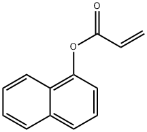 アクリル酸1-ナフチル 化学構造式