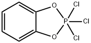 2,2,2-トリクロロ-2,2-ジヒドロ-1,3,2-ベンゾジオキサホスホール 化学構造式