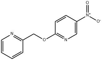 5-Nitro-2-(pyridin-2-ylmethoxy)-pyridine Structure