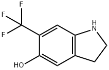 6-(trifluoromethyl)indolin-5-ol Structure