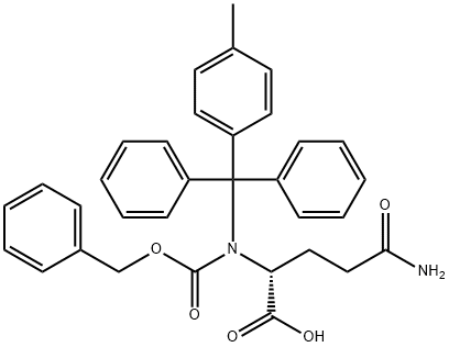 Z-D-GLN(MTT)-OH, 200716-85-4, 结构式