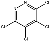 3,4,5,6-TETRACHLOROPYRIDAZINE Structure