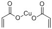 ビス(プロペン酸)銅(II) 化学構造式