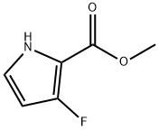1H-Pyrrole-2-carboxylic acid, 3-fluoro-, methyl ester Struktur