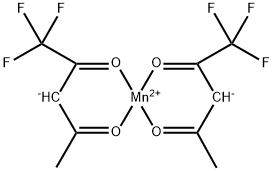 BIS(TRIFLUORO-2,4-PENTANEDIONATO)MANGANESE(II) Struktur