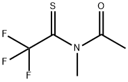 Acetamide,  N-methyl-N-(2,2,2-trifluoro-1-thioxoethyl)- Struktur