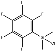 Chlorodimethylpentafluorophenylsilane Struktur