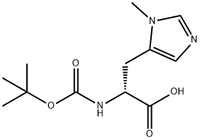 BOC-D-组氨酸(3-甲基), 200871-84-7, 结构式