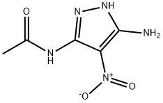 Acetamide,  N-(5-amino-4-nitro-1H-pyrazol-3-yl)- Struktur