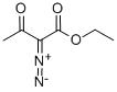 2-ジアゾ-3-オキソブタン酸エチル 化学構造式