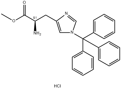 D-HISTIDINE(1-TRT)-OME HCL,200927-02-2,结构式
