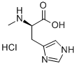 N-ME-D-HIS-OH·HCL, 200927-06-6, 结构式