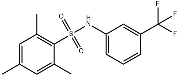 2,4,6-三甲基-N-[3-(三氟甲基)苯基]苯磺酰胺, 200933-14-8, 结构式