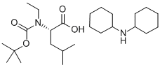 BOC-N-ET-LEU-OH DCHA Structure