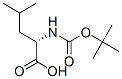 Boc-L-亮氨酸一水合物 结构式