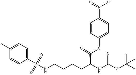 BOC-LYS(TOS)-ONP Struktur