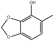 1,3-Benzodioxol-4-ol,  5-methyl-,200959-13-3,结构式