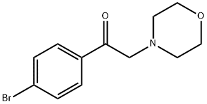 1-(4-溴苯基)-2-吗啉基乙酮-1-酮 结构式