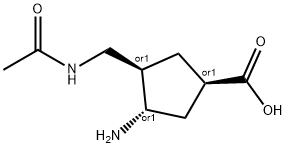 Cyclopentanecarboxylic acid, 3-[(acetylamino)methyl]-4-amino-, (1alpha,3alpha,4beta)- (9CI)|