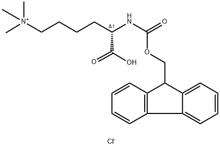 FMOC-LYS(ME3)-OH HCL Struktur