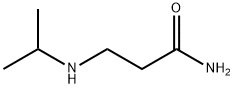 3-(イソプロピルアミノ)プロパンアミド 化学構造式