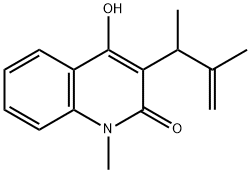 20105-23-1 3-(1,2-Dimethyl-2-propenyl)-4-hydroxy-1-methylquinolin-2(1H)-one